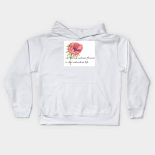 Sun colours flowers Kids Hoodie